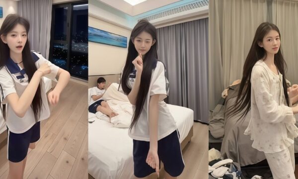 抖音精神小妹 小诗颖 群交直播流出 侧躺床边被轮流泻火 淫骚蜜穴被彻底榨干！